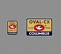 COLUMBUS Pipe Label Pigeon Label OVAL-CX(Transparent Gold Redux)