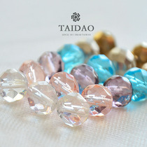Taiwan Island fabric new silver gold DIY handmade beaded material 1520 jewelry accessories beads 8MM crystal beads