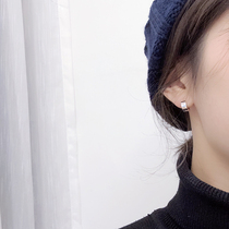 s925 Pure Silver Earrings Woman Temperament South Korea Personality Profiles Red Ear Pendant Lukewarm Wind Retro Ears Harbor Wind Ear