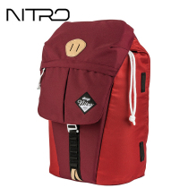 NITRO new minimalist series large capacity backpack men's original trendy brand solid color European and American fashion travel bag women