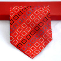 Jinhang mens and womens old railway work tie Flight attendant student lazy professional tie Red easy to pull