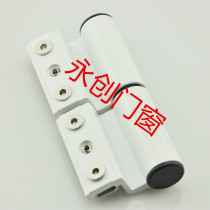 Broken bridge aluminum flat door hinge Two-wing hinge flat door hinge Door and window accessories Broken bridge aluminum dark hinge