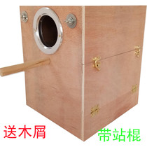 Parrot breeding box Wen bird Tiger skin Peony whirlwind Small Sun Golden Sun Monk Birds nest Birds nest hatching box
