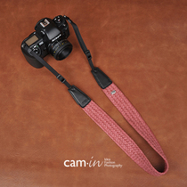 cam-in braided series professional fashion camera back strap universal interface cam8653
