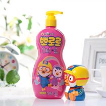 South Korea pororo shampoo bath hair care three-in-one polulu Penguin Children gift pinch gun 400g