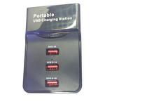 Porous 3-port universal USB plug p6 Xiaomi 2 Samsung iPad tablet universal 5V3A mobile phone straight charger