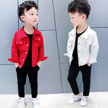 Childrens Bao denim coat spring and autumn boys Spring 1-3 years old 6 tide male childrens clothing 2018 girls coat children