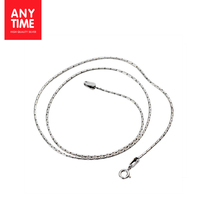 Anytime Ai She 925 Silver Thai Silver Japanese Korean Style Couple Necklace Men and Women L0048