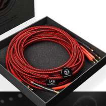 Copper color Finney horn wire HFI amplifier sound line fever AV main soundtrack