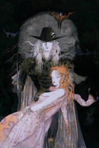 Out of print spot Japanese CH puzzle Vampire Hunter D Moon Shadow Swordsman Amano Yoshitaka 1000 pieces
