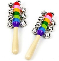  Baby rattle Baby hand rattle Small bell Toddler hand rattle Childrens small toy 9 bell rattle 0-3 years old toy