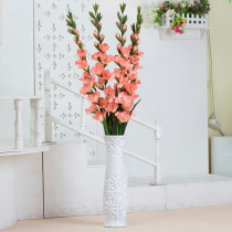 Decorative flower simulation flower floor flower Flower Flower living room dry flower fake flower gladiolia dried flower orchid silk flower