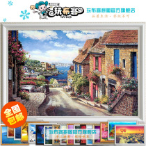 Adult 1000 pieces of wood puzzle 1500 educational toys decompression European oil painting decorative painting Margaret Town
