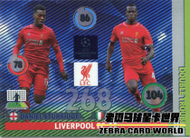 PANINI Panini 2014-2015 Champions League Star Card DT Double Shuangxi 355 Liverpool Eight Gods