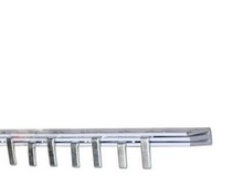 DZ47 DZ47 busbars C45 busbars 3P 32A slim tooth negative red copper tinted every 1 m