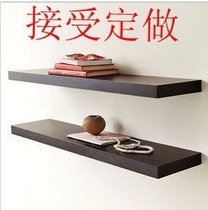 Creative storage wall wall ledge Shelf shelf wooden board plate shelf partition wall bookshelf