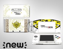 NEW3DS pain machine stickers NEW 3DS pain stickers body film protection film Monster Hunter MH4 White