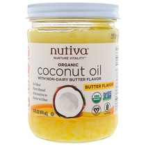  Nutiva J Coconut Butter Cream Flavor Coconut Butter 414ml Non-trans fatty acid baking for personal use