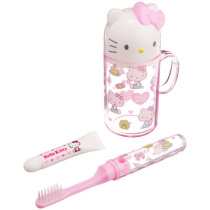 Sanrio HELLO KITTY Toothbrush Cup Set