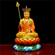 Kizang King Bodhisattva Buddha statue Jinfu Yin resin Kizang King like Dwish Kizang Kizang King Bodhisattva home feng shui ornaments