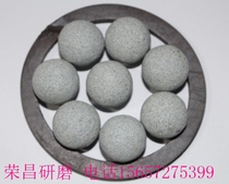 Round abrasive brown corundum ball polishing stone grinding stone white corundum deburring chamfering polishing factory direct sales