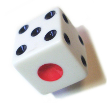 Foreign trade tail single 16mm dice Mahjong sieve Digital color right angle dice game accessories