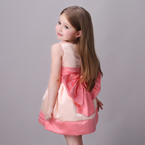  mitun 2016 spring and summer new European and American style girl princess big bow dress