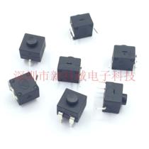 Ultra-small self-locking switch 3 feet two on and one off Width 8 5 length 8 5 height 8 5MM button button LED modification