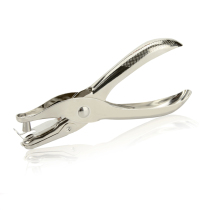 Platinum Beauty single hole punch Hand-held paper metal ring hole punch Stationery binding small manual loose-leaf paper punch