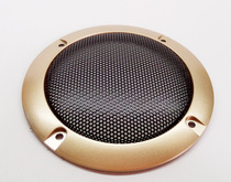 3 inch local tyrant gold horn decorative ring speaker black iron net protective net cover three inch satellite box desktop audio ring