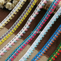DIY hand accessories hand-in-hand lace belt cute curtain tassel lace yarn-dyed fabric sewing thread weaving