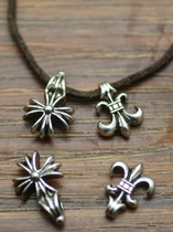 Metal Beaded Bracelet Pendant Necklace Pendant Decoration Pendant Scout Flower Logo