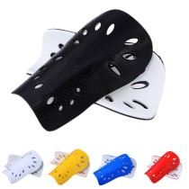 Football protective leg guard with hole breathable leg guard for children and adult ultra-light guard plate insert plate