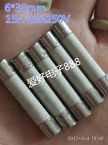 Ceramic fuse tube 6*32mm 15A 20A 250V 6X30 fast break slow break fuse tube