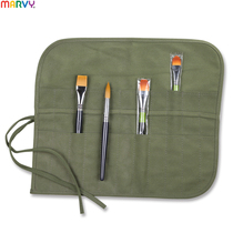 Uchida Mihui portable canvas brush bag) pen bag)Brush roll storage bag)Pen curtain) brush special