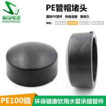 PE pipe jam hat jam active plug hot melt insertion plug HDPE pipe fittings 20 25 4 minutes