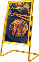 Hotel L-shaped foot sign restaurant merchandise display promotion Billboard mall billboard bar wine card