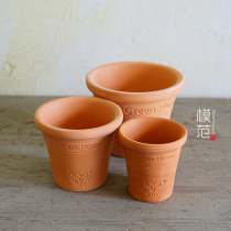 Model garden Terracotta pot Succulent pot Classic breathable flower pot Open bud pot