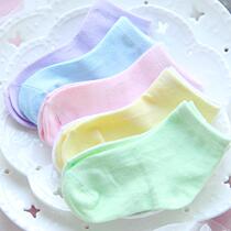 Special price 0-8 months flat mouth full cotton baby socks male and female baby socks pure cotton short socks short socks cotton socks