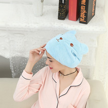 Cartoon Little Bear thickens dry hair cap super strong absorption speed dry towel hat Han edition hair wrapped headscarf