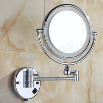 Hotel new wall-mounted mirror ultra-thin with led light makeup beauty mirror bathroom beauty mirror makeup mirror put 8 inches