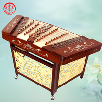 Hengle 405 dulcimer musical instrument five yards ten tones Guangdong Cantonese Opera dulcimer Red pear wood playing dulcimer musical instrument factory sales