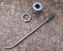 Hole hole board sock hook Leather bag rack Badminton racket display rack Stainless steel underwear hook cold tow hook accessories