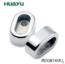 Painted flange base hanging clothes pole seat cabinet accessories Gold Silver 2 sets price