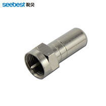 High quality 75 Ohm equivalent load load resistance Metric F-head waterproof cap TV termination resistor