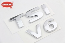 The new Touareg back character Mark TDI rear Mark V6 trunk cover word TSI displacement Mark trunk letter mark