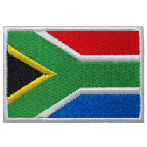 South African flag Badge Shoulder Badge Badge Badge Embroidered Magic Sticker Arms badge Dress Bag Chest Badge Sticker can be set