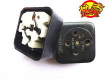 Industrial round hole four-plug 25A 20A socket construction site three-phase four-wire plug full copper 380-440V national standard accessories