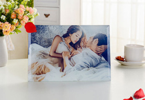 Crystal table ice sculpture Oscar crystal table Glass crystal photo frame production Personalized customization