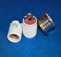 E26 ceramic lamp holder Japanese special lamp holder PSE certified copper core lamp head light body full tooth lamp Port lamp accessories